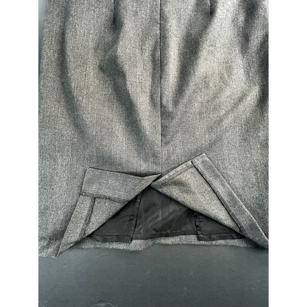 United Colors of Benetton Women's Gray Pinstripe Pencil Skirt US 4 IT 40 - Picture 8 of 12